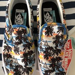 Never Worn Custom Aloha Vans