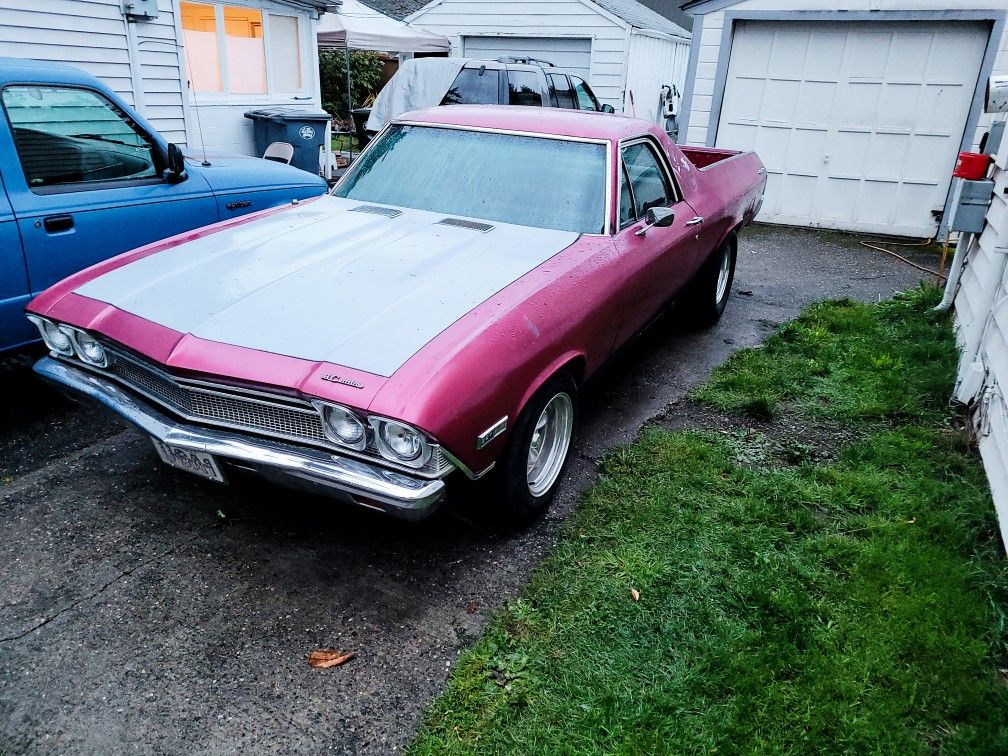 1968 El Camino Malibu Chevy 454