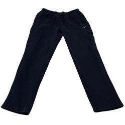 Nike Vintage Athletic Dept. Navy Blue Cargo Sweatpants - Size L