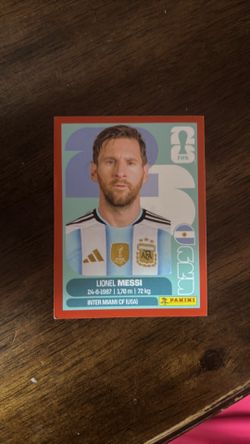 Red messi Panini 2026