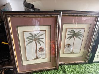 Elegant Framed Palm Print