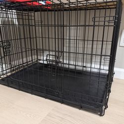 24” Small Dog Crate / Pet Cage with Tray