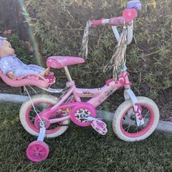 Bike with or without Training Wheels -12" Disney Princess
