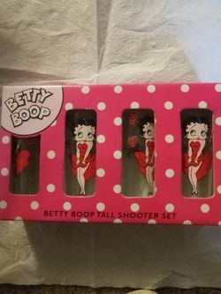 Betty Boop shot glasses
