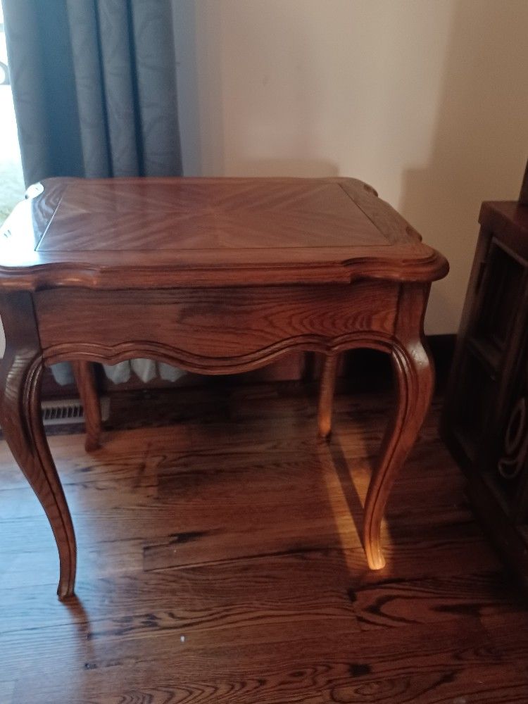 Solid Wood End Table