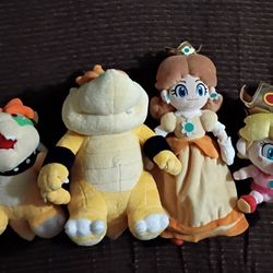 Super Mario Sanei Plush Lot