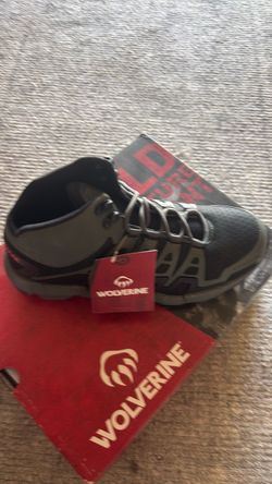 Wolverine shoes 9.5 con punta de acero