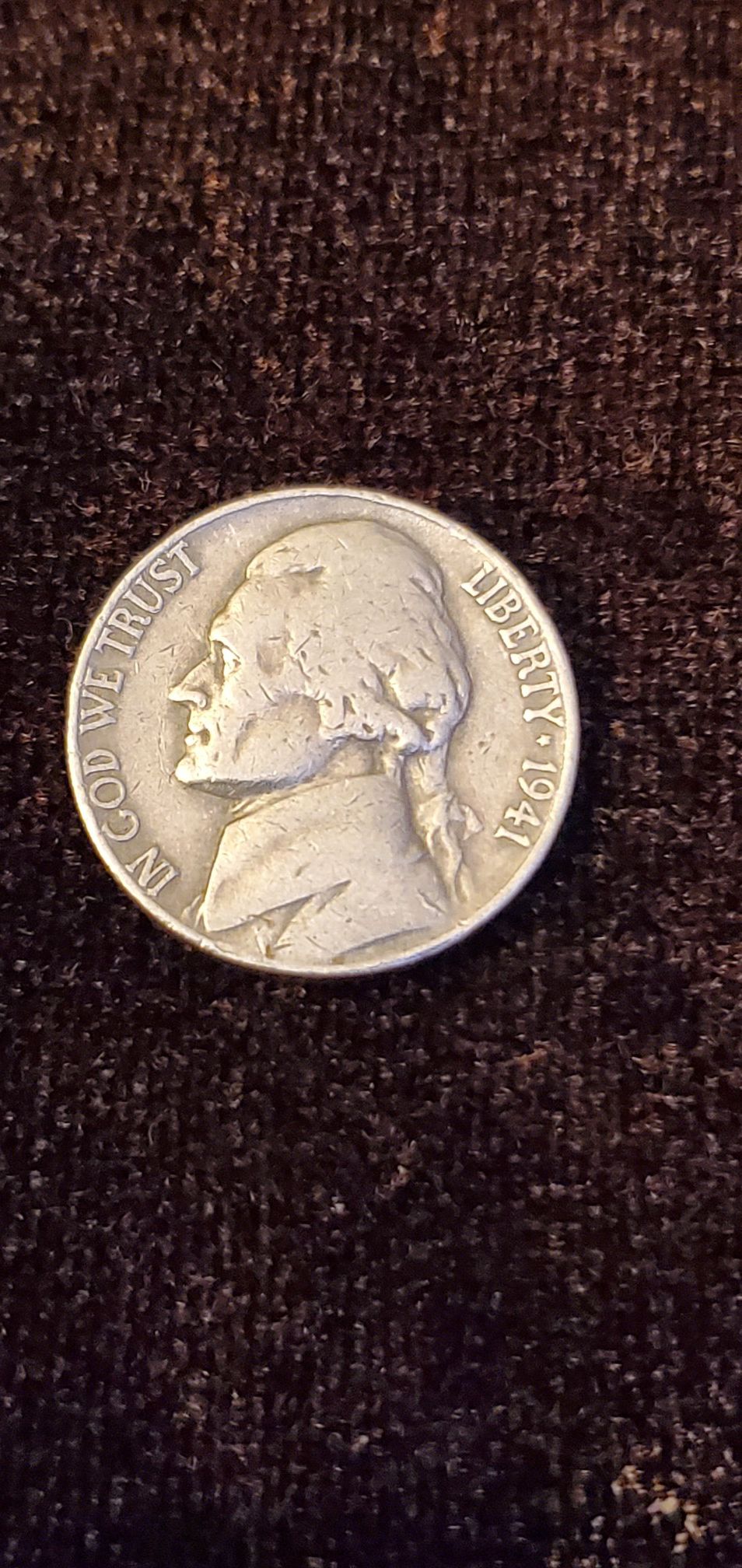 Rare 1941 Jefferson Nickel