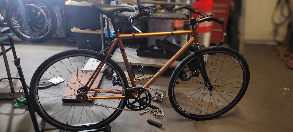 Custom BURNT COPPER Painted Pure FIXIE