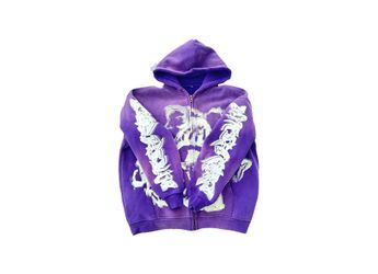 MF GLOW IN THE DARK ZIP UP (Purple)