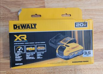 Dewalt 3.5ah battery with 4amp charger
