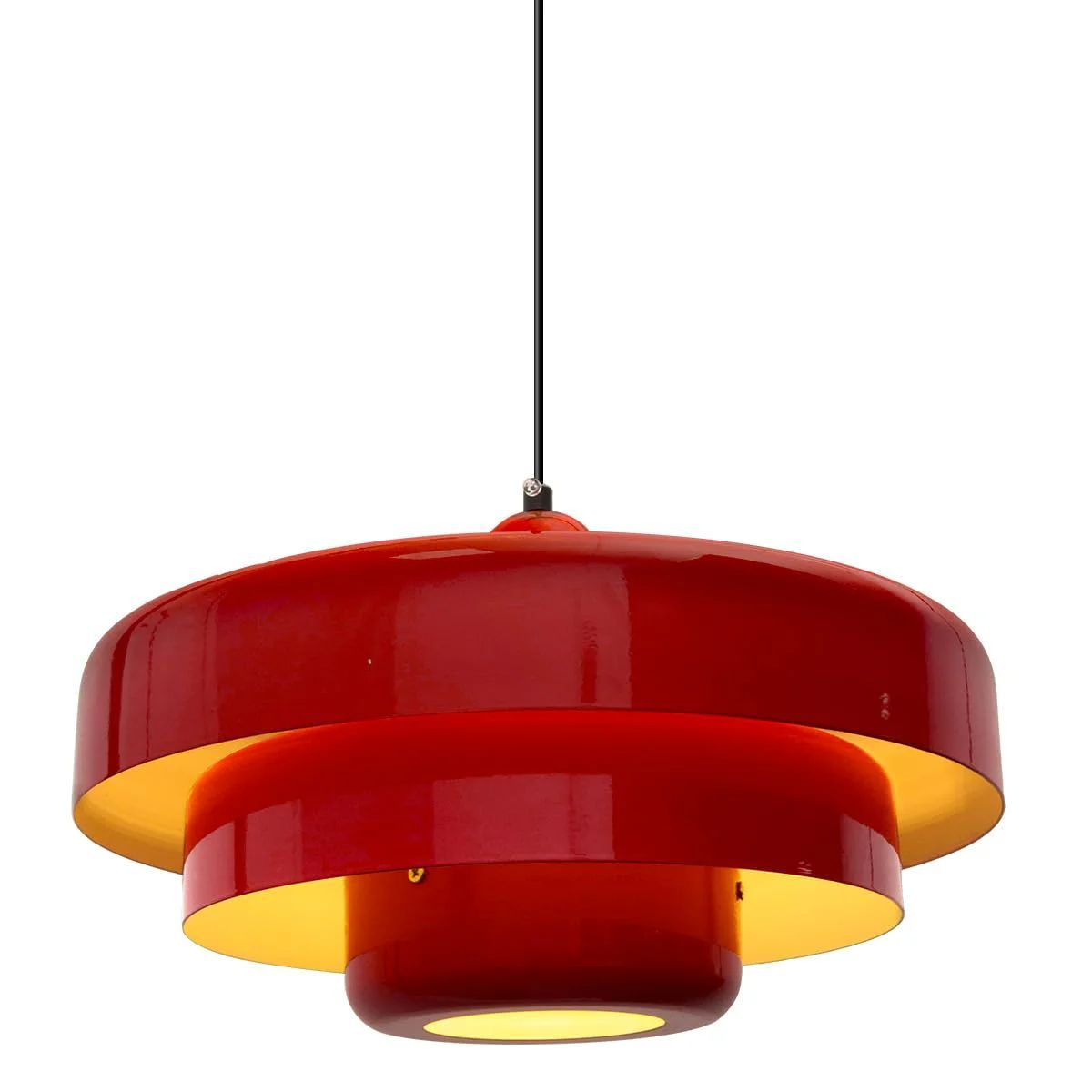 Red Pendant Light, Industrial Metal Pendant Light Fixtures#1430SK2