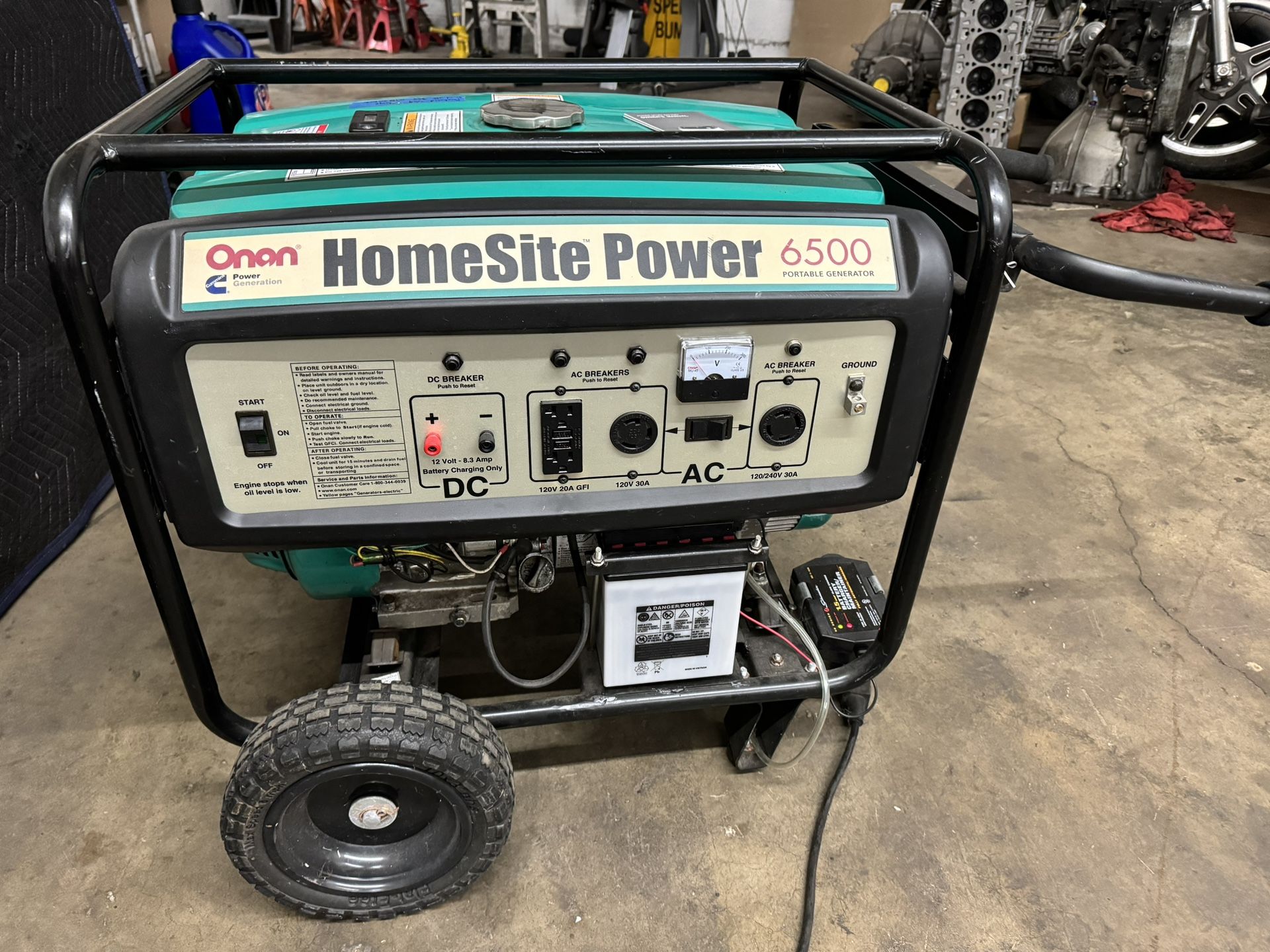 Onan HomeSite 6500 Watt Cummins Generator