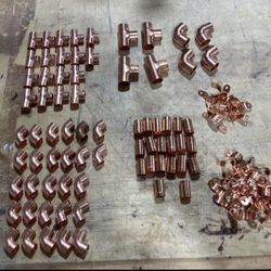Copper Plumbing Fittings Brand New