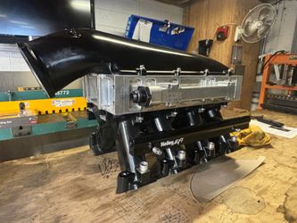 Holley ls7 with air to water intercooler