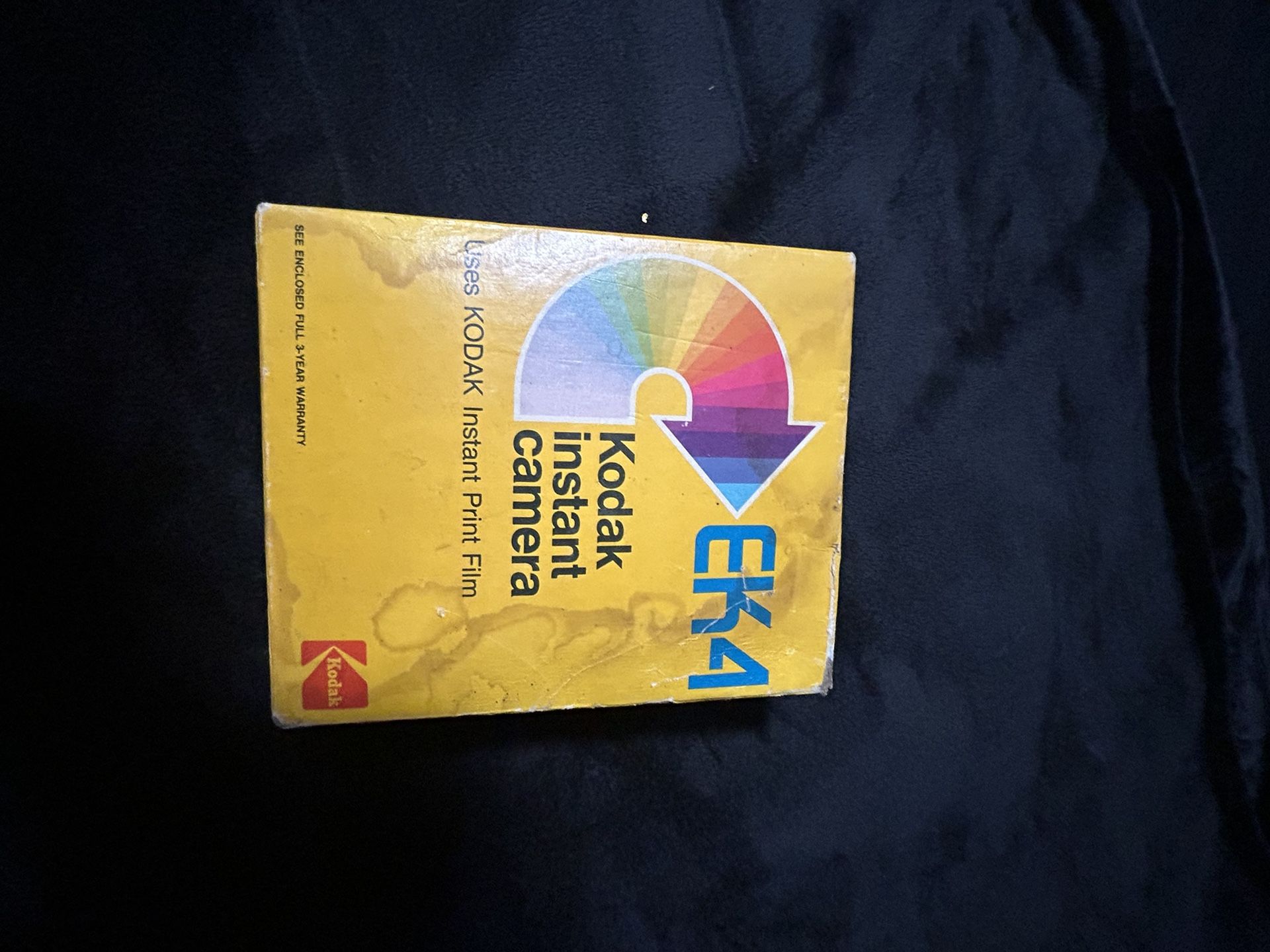 Vintage Kodak ek4 instant cameras in original box