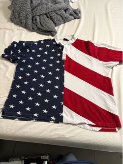 Vintage red head 3XL . American flag polo. $20