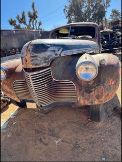 Vintage 1940s Chevrolet Deluxe Coupe Car Project