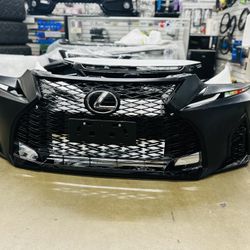 2017-20  Lexus IS 200t IS300 Is350 To 2021+ IS500 Front Bumper Conversion Kit US unpainted black material