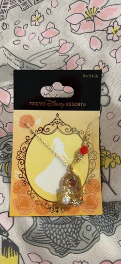 Disney’s beauty and the beast bee necklace- Japan