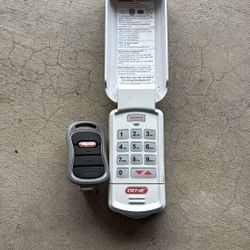 Genie Brand Key Pad And Remote Control