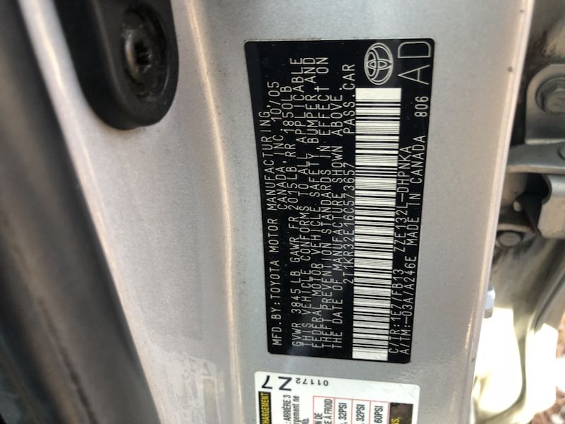 06 Toyota Matrix Part Out PARTS