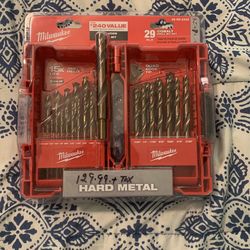 Milwaukee 29 Cobalt Drill Bit Set 