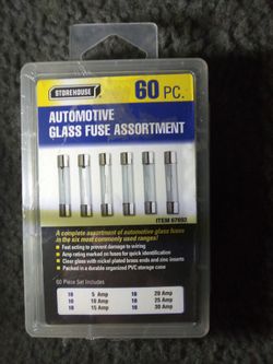auto glass fuses assortment