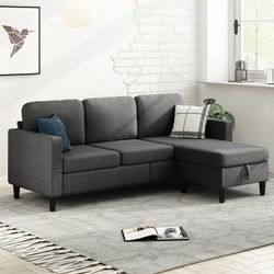 L Shape Sectional Couch 🛋️ Brand New New With Storage 