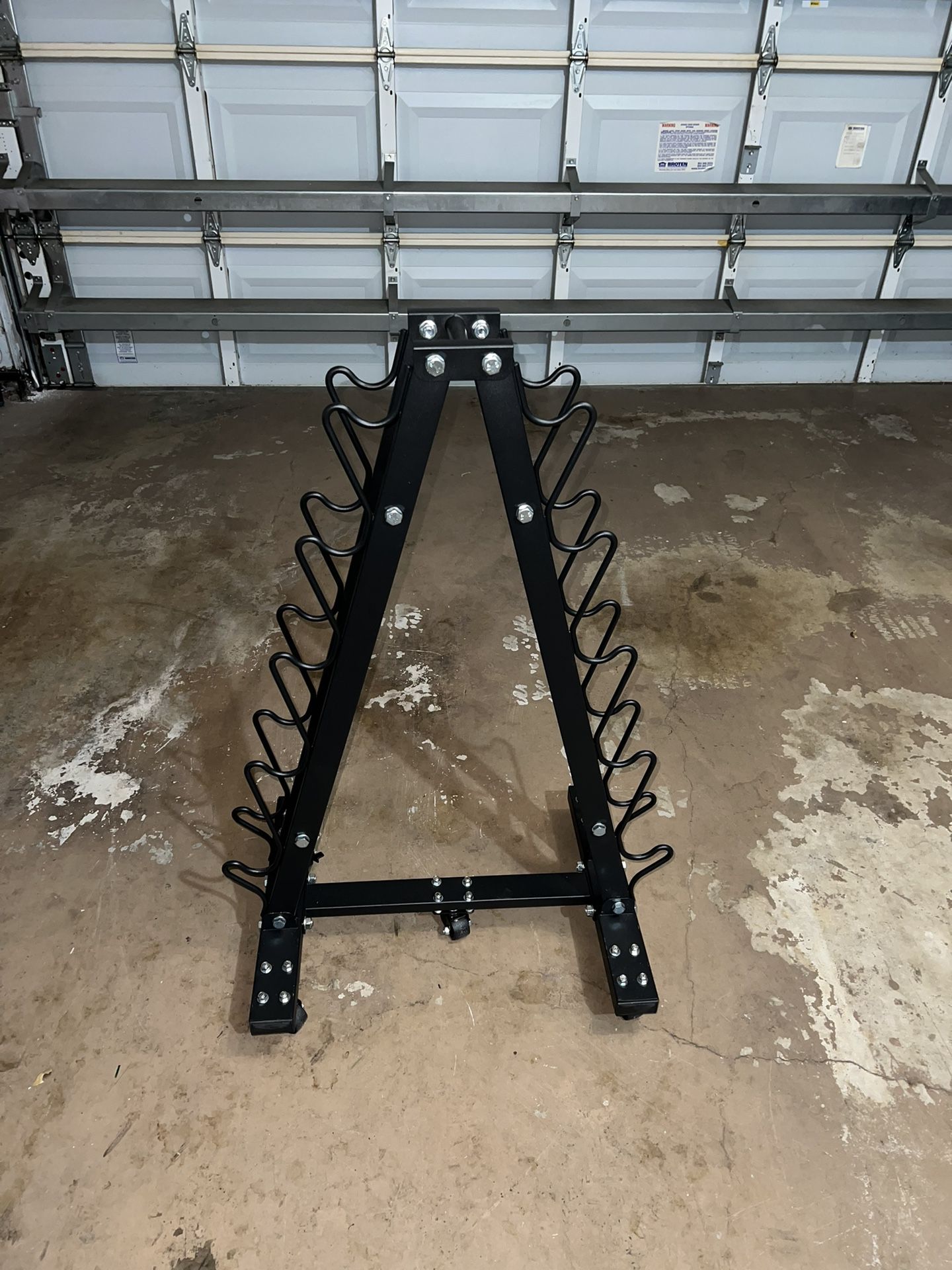 Heavy duty 5 tier A-Frame Dumbbell Rack