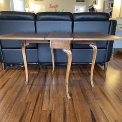 Vintage Refinished Italian Drop Leaf Table 