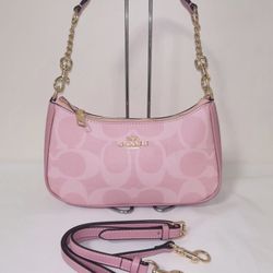 Pink Teri Coach Bag