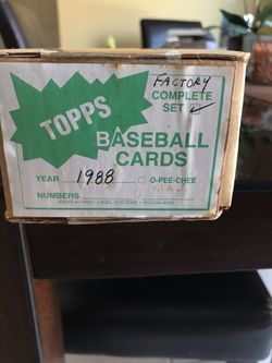 1988 TOPPS UN-OPENED Baseball Cards Factory Complete set