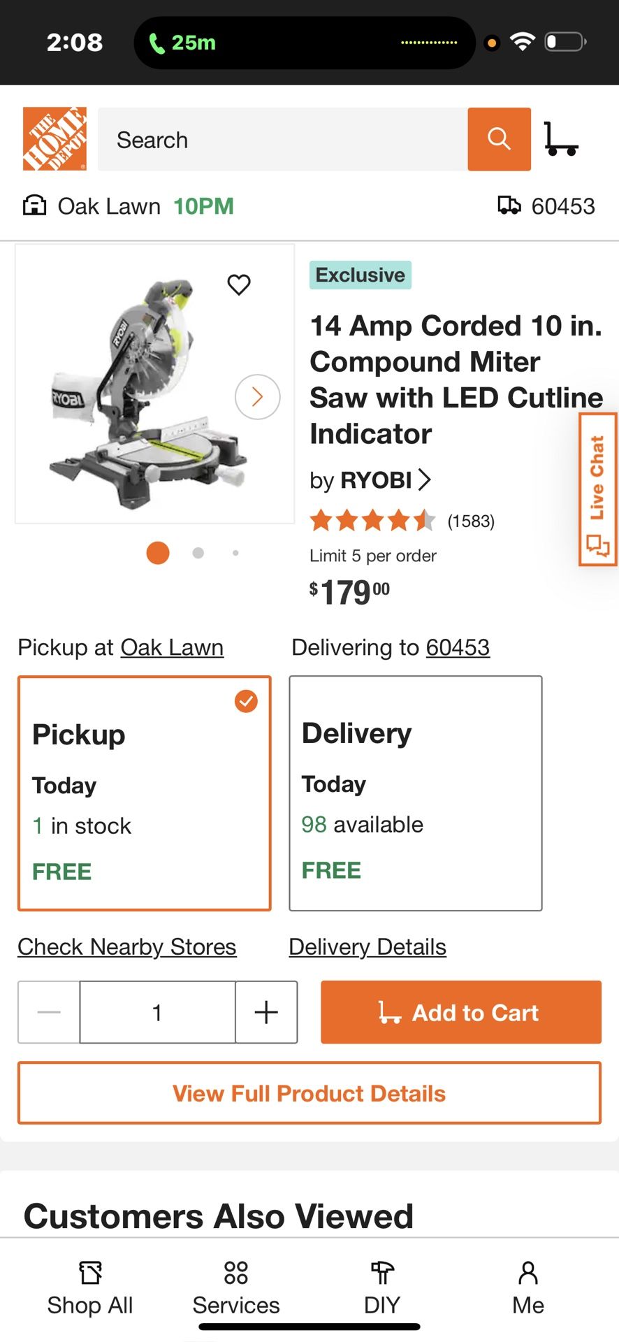 RYOBI Miter Saw 