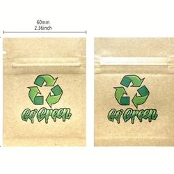 50-Mylar bags design  sealable 1g Small -Proof Food Storage.