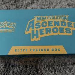 Pokémon TCG: Mega Evolution Ascended Heroes Elite Trainer Box NEW/SEALED