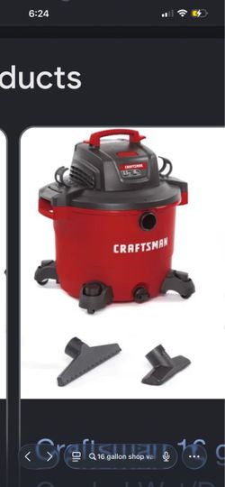 Craftsman 16 Gallon Wet/Dry Shop Vac