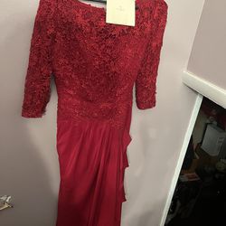 Lanting Bridal Dress Red New Size 10-12.
