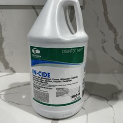 Brand new, sealed In-cide disinfectant 1 gallon. 