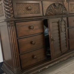 Dresser with mirror