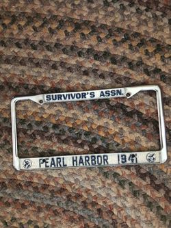 Vintage License Plate Frames 