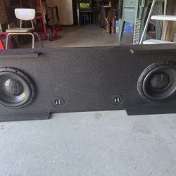 (2) 10” Memphis Custom Subs w/ Under-Seat Box
