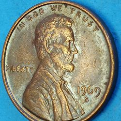 1969 S Nice Coin Needs Graded DDB