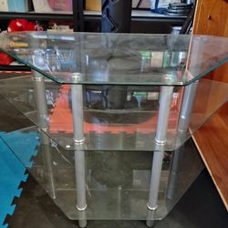 3-Tier Glass TV Stand