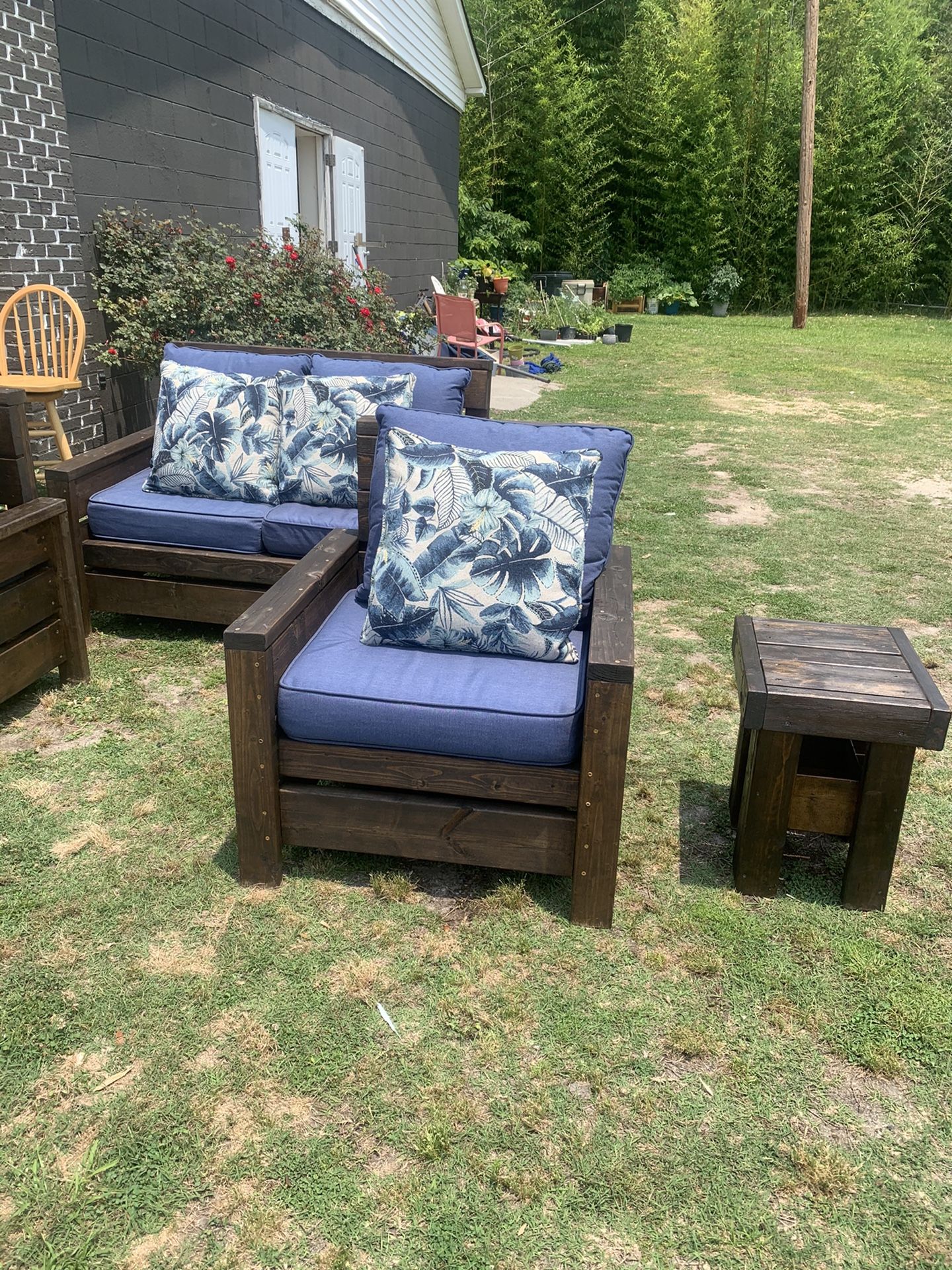 Wooden Patio Set