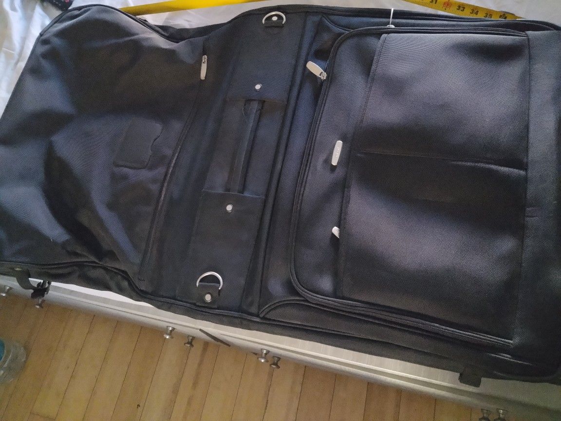 Embark Black Nylon Travel Top Handle Foldable Carry On Garment Bag