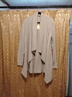 Jodifl beige Open-Front Cardigan with Tags