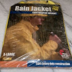 New Contractor Grade MENS  Rain Jacket XL