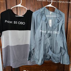 Women’s Tops (Jackets, Cardigans, Sweaters, Blouses, Long Sleeves, Tees, Tanks, Etc.) 