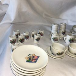 Mini Porcelain Kids Tea Set 